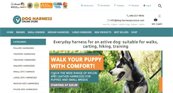 Desktop Screenshot of dog-harnesses-store.com