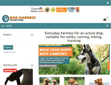 Tablet Screenshot of dog-harnesses-store.com