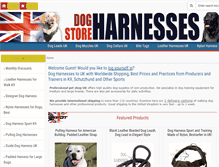 Tablet Screenshot of dog-harnesses-store.co.uk